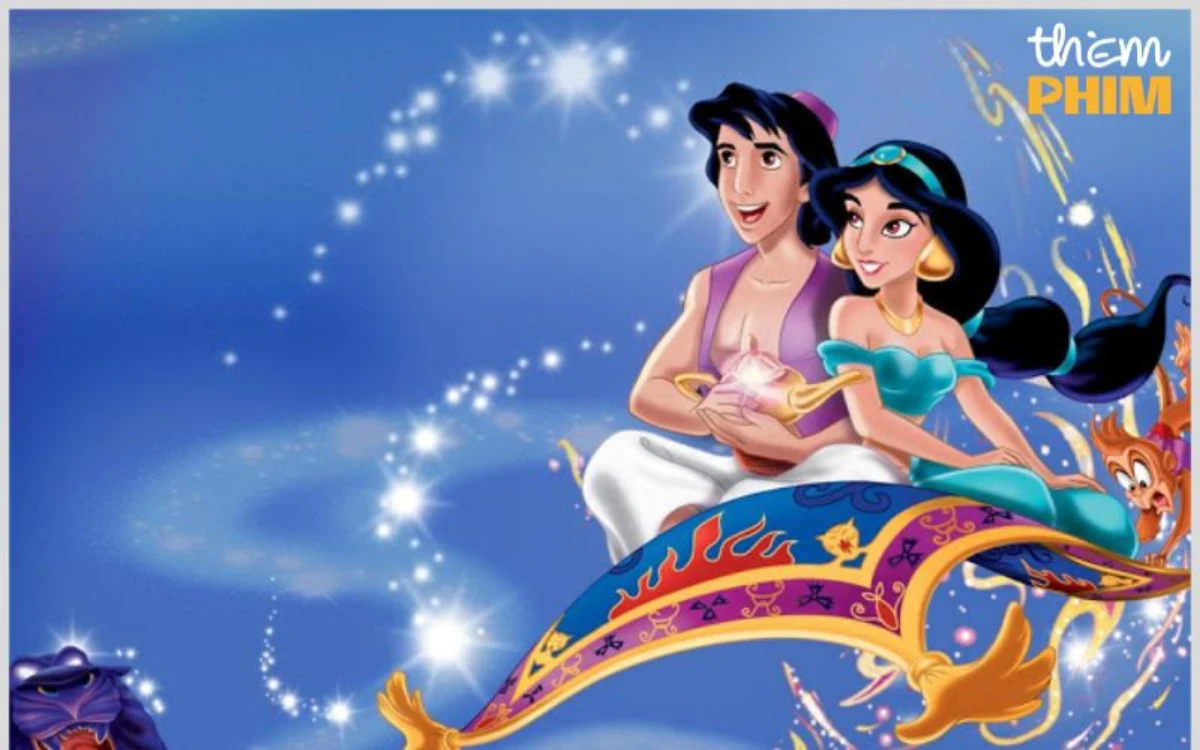 Hành trình của Aladdin với cây đèn thần và công chúa Jasmine